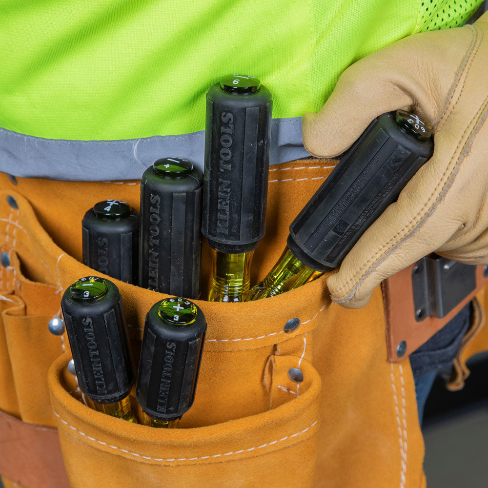 Klein KLE-85074 - Screwdriver Set, Slotted and Phillips, 6-Piece - Wise Line Tools