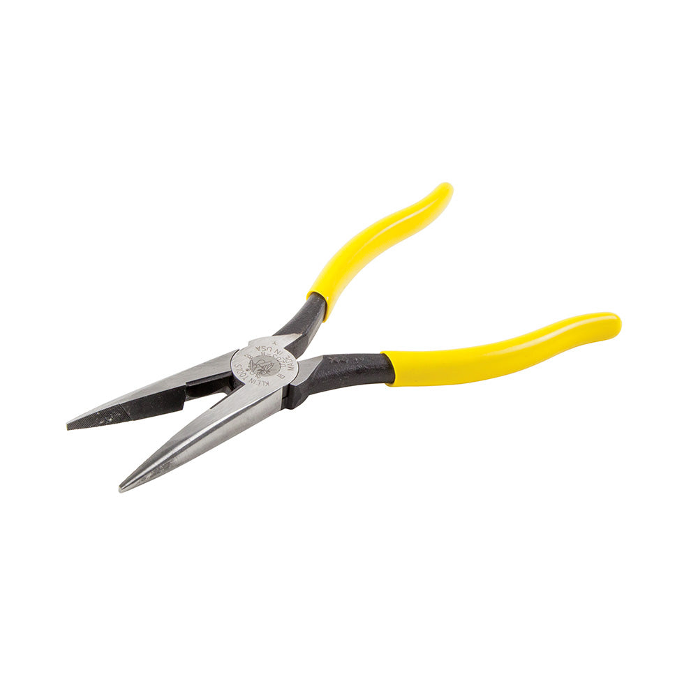 Klein KLE-D203-8 - Pliers, Needle Nose Side-Cutters, 8-Inch - Wise Line Tools