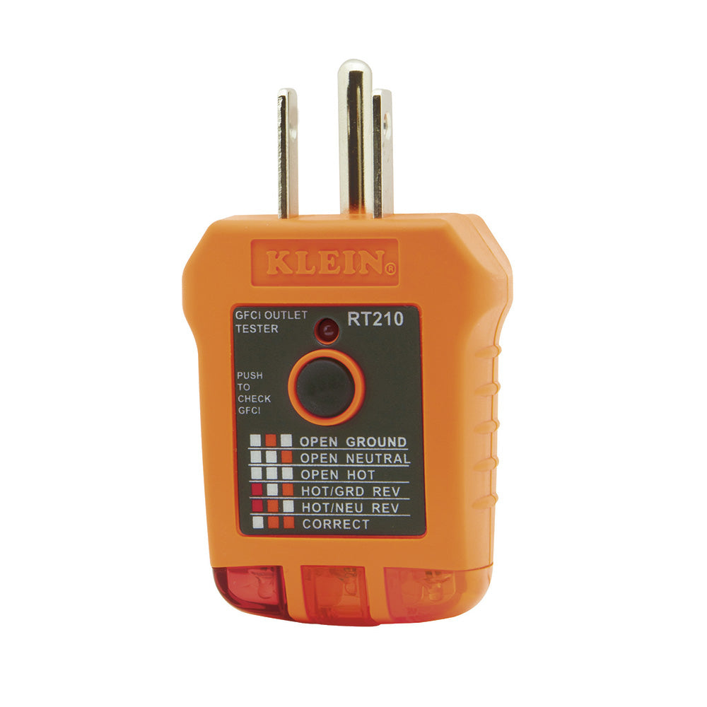 Klein KLE-RT210 - GFCI Outlet Tester - Wise Line Tools