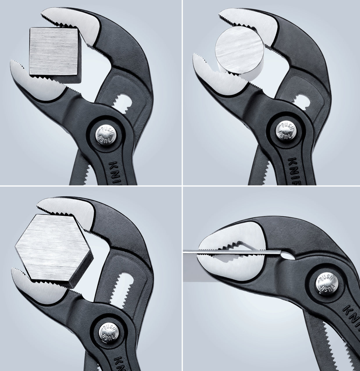 Knipex 002008US2 - 3 Pc Universal Set with Cobra® Pliers - Wise Line Tools