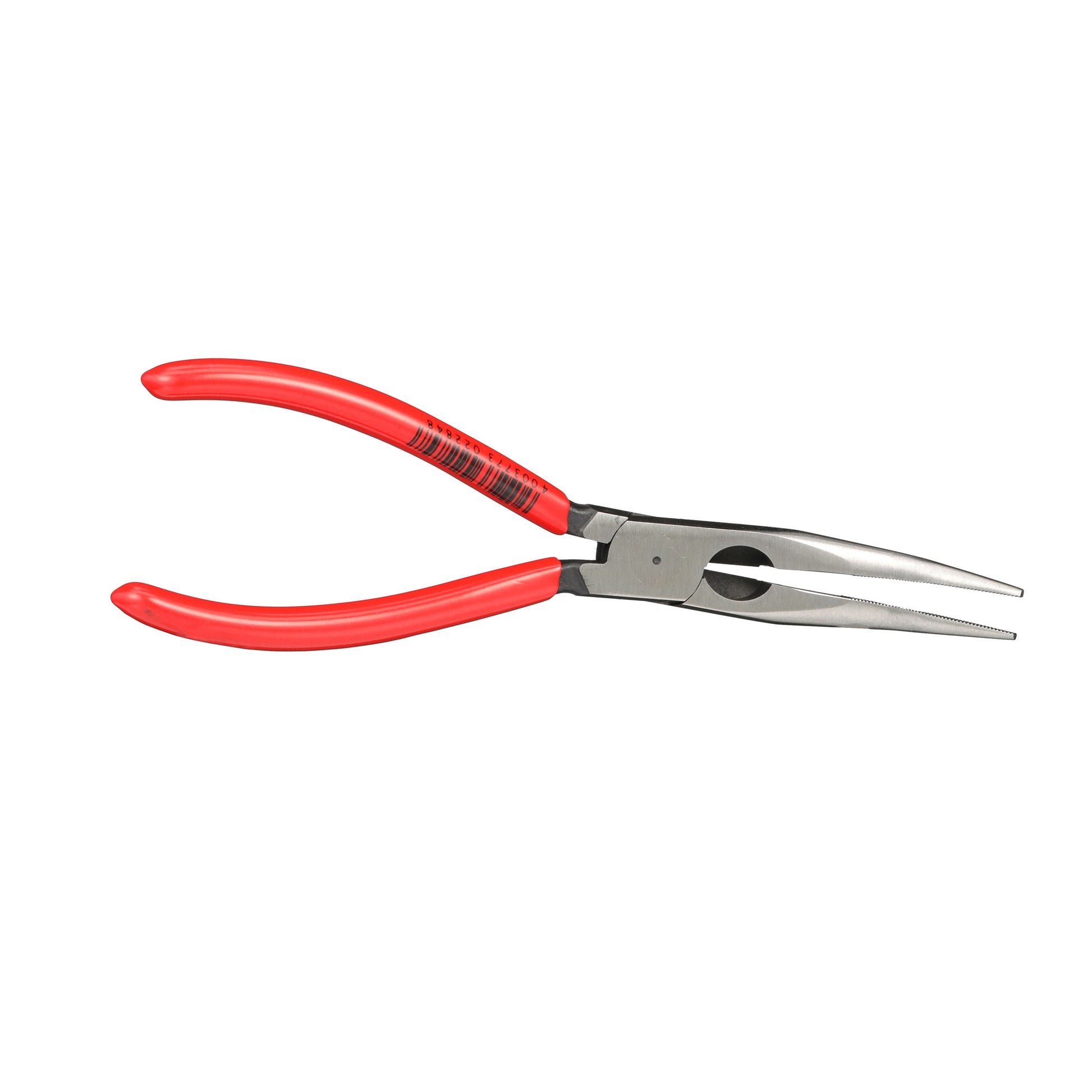 Knipex 2621200SBA - 8" Long Nose 40° Angled Pliers with Cutter - Wise Line Tools