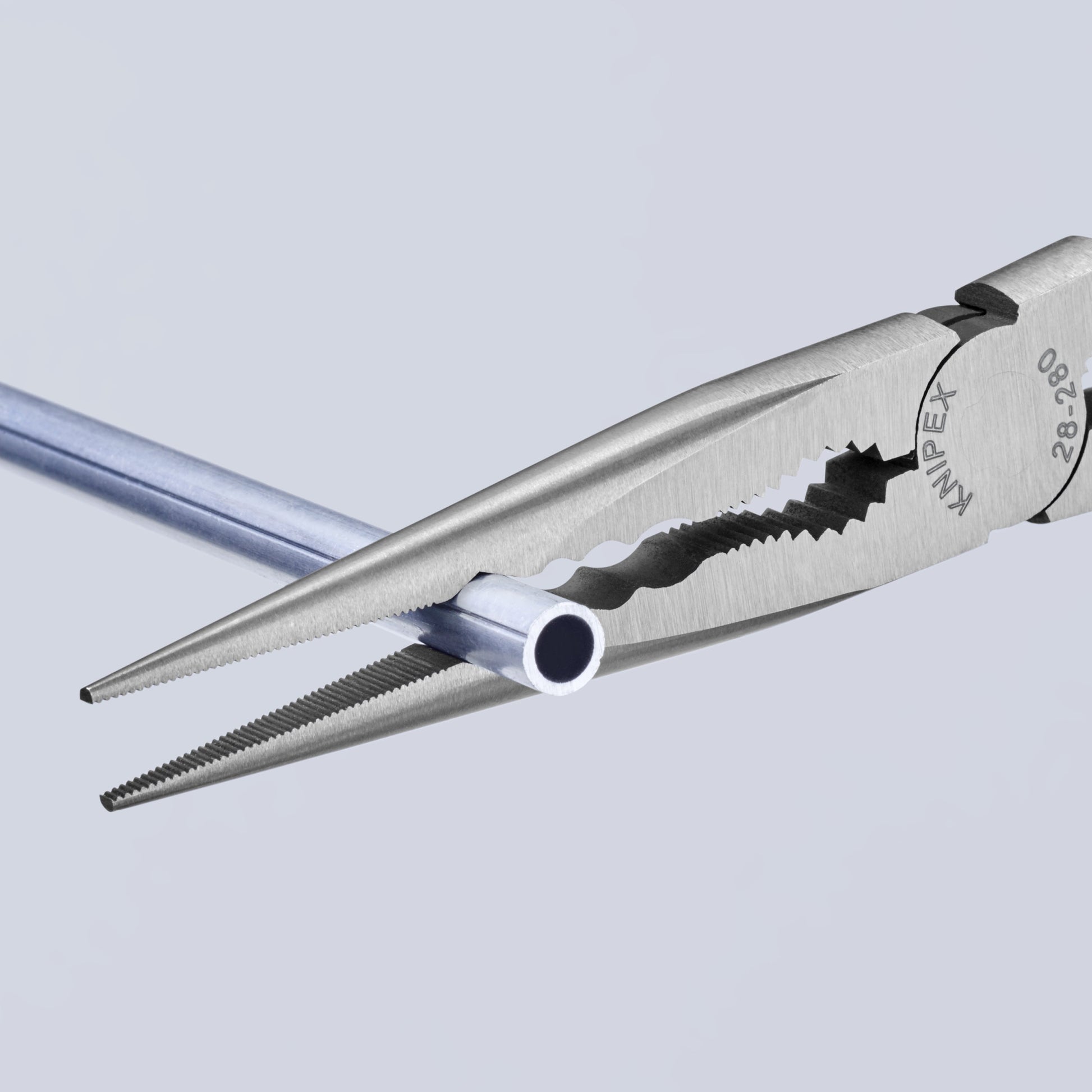 Knipex 2871280SBA - 11" Extra Long Needle-Nose Pliers-Straight Jaws - Wise Line Tools