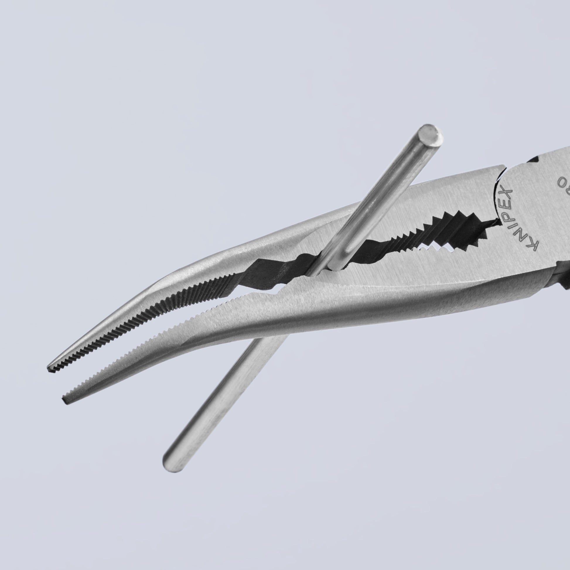 Knipex 2881280SBA - 11" Extra Long Needle-Nose 45° Angled Pliers - Wise Line Tools