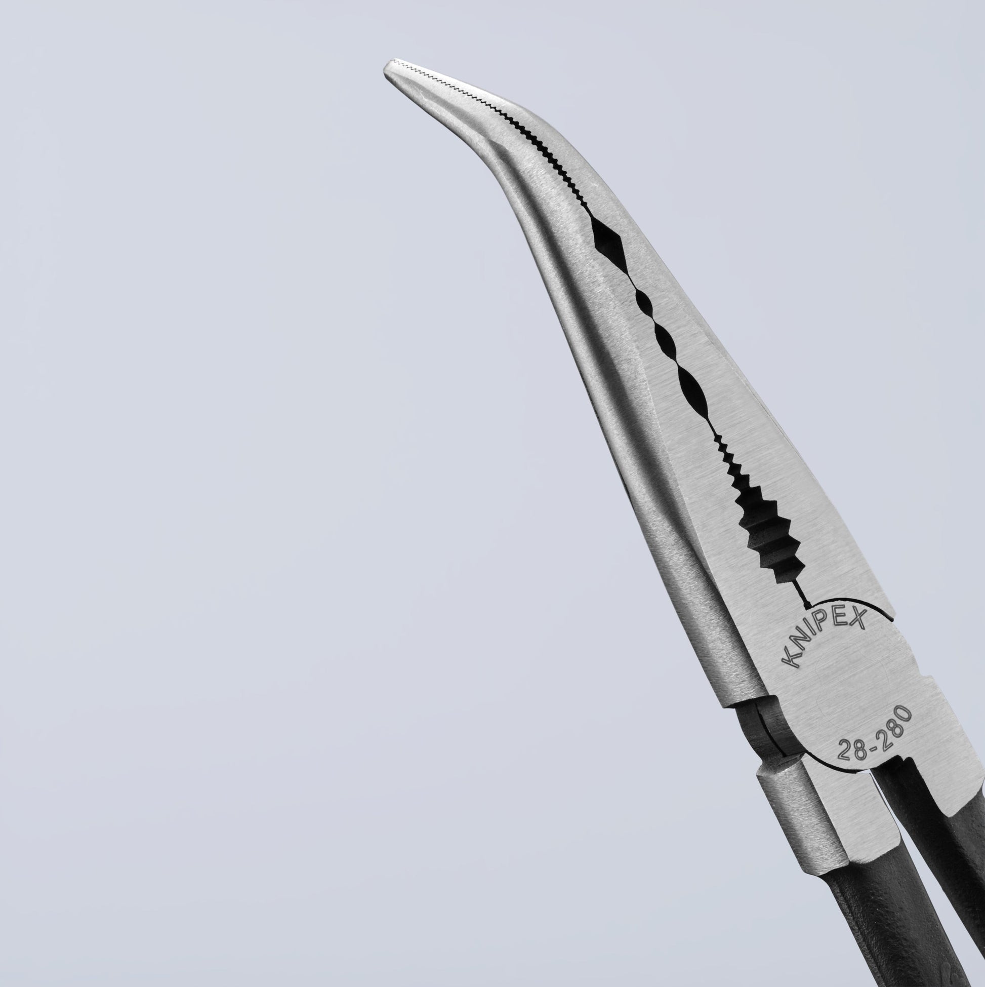 Knipex 2881280SBA - 11" Extra Long Needle-Nose 45° Angled Pliers - Wise Line Tools