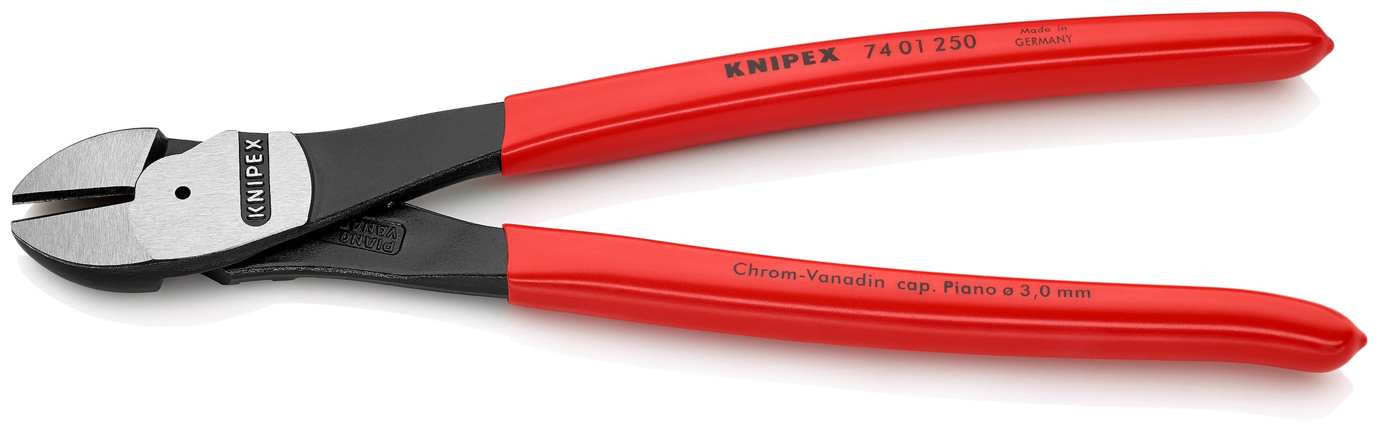 Knipex 7401250SBA - 10" High Leverage Diagonal Cutters - Wise Line Tools