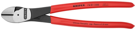 Knipex 7401250SBA - 10" High Leverage Diagonal Cutters - Wise Line Tools