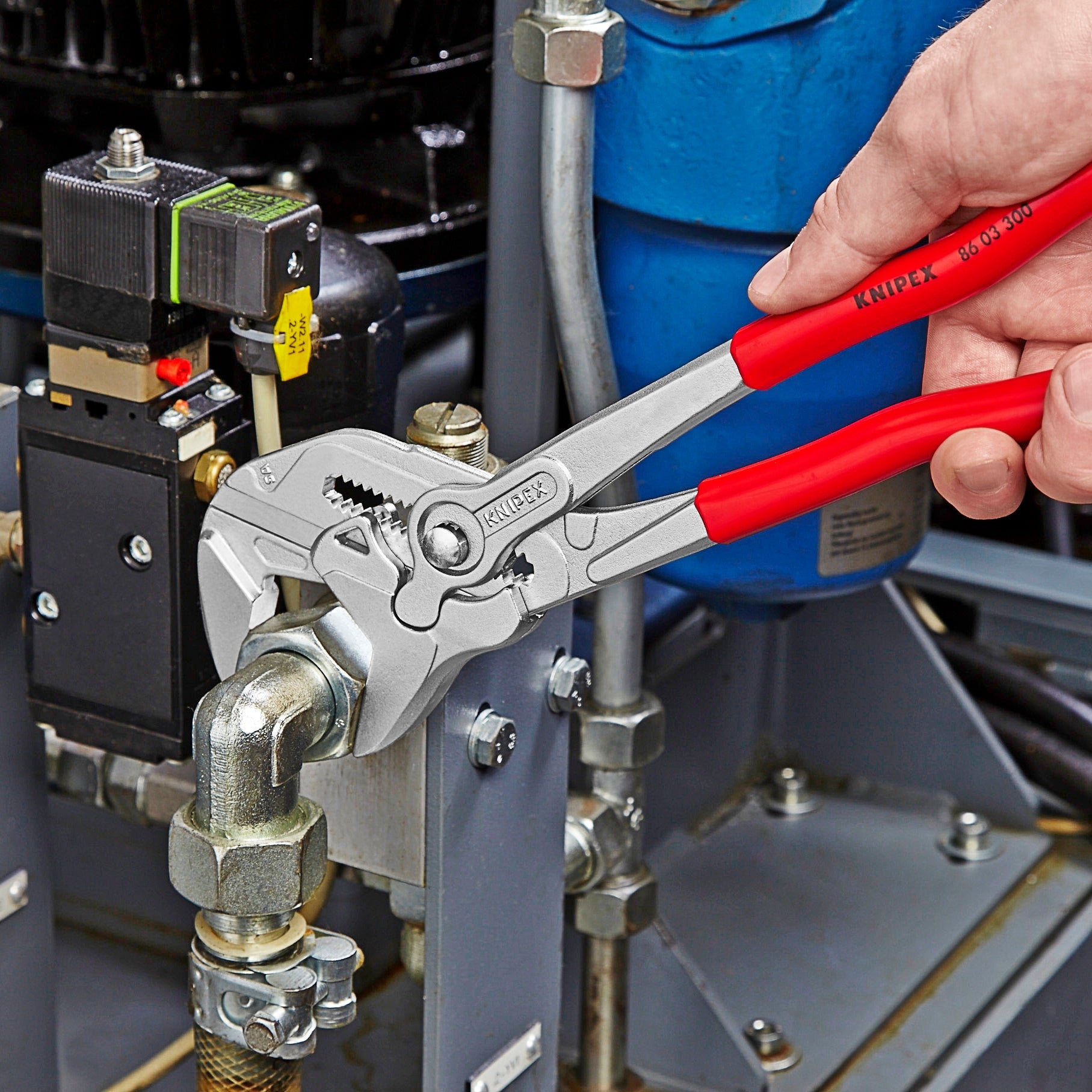 Knipex 8603300SBA - 12" Pliers Wrench - Wise Line Tools