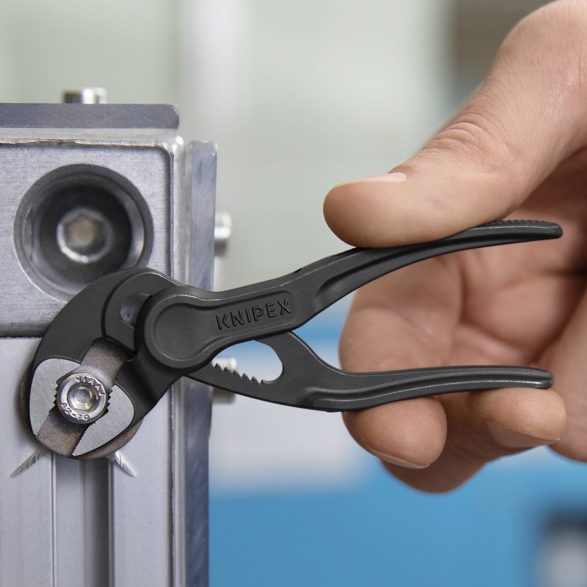 Knipex 8700100SBA - 4" Cobra® XS Water Pump Pliers - Wise Line Tools