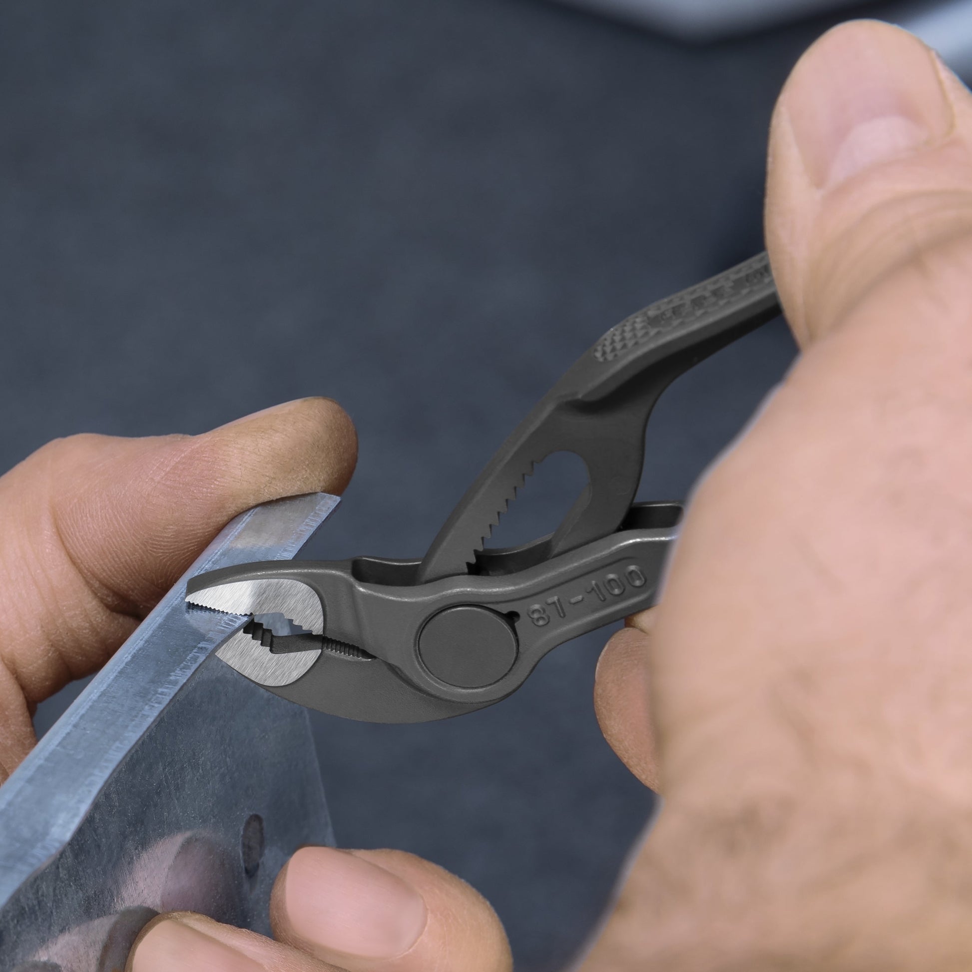 Knipex 8700100SBA - 4" Cobra® XS Water Pump Pliers - Wise Line Tools