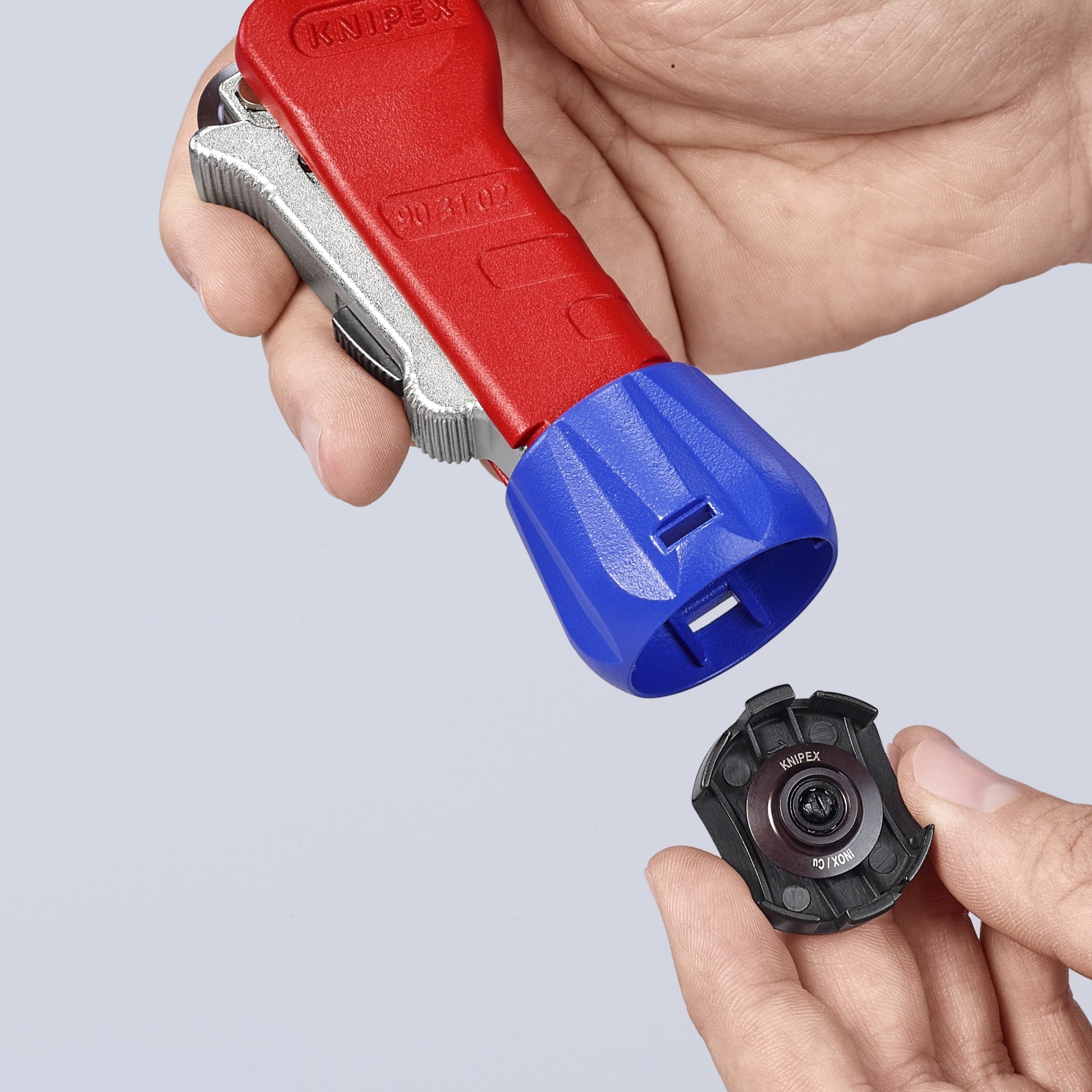 Knipex 903102SBA - 7 1/4" TubiX® Pipe Cutter - Wise Line Tools