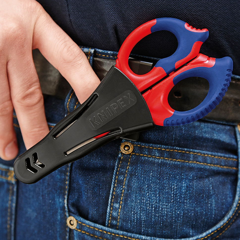Knipex 9505155SBA - 6 1/4" Electricians' Shears - Wise Line Tools