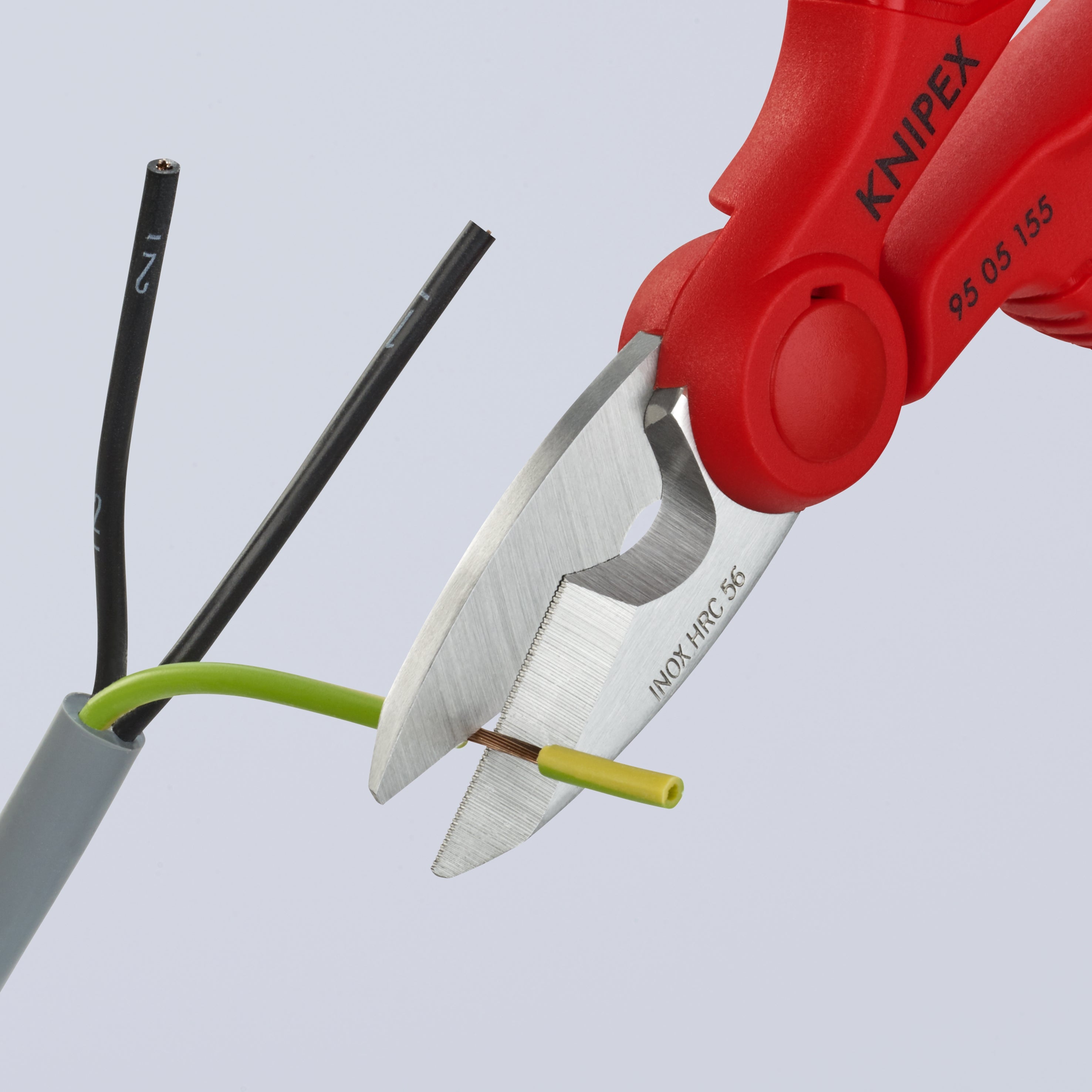 Knipex 9505155SBA - 6 1/4" Electricians' Shears - Wise Line Tools