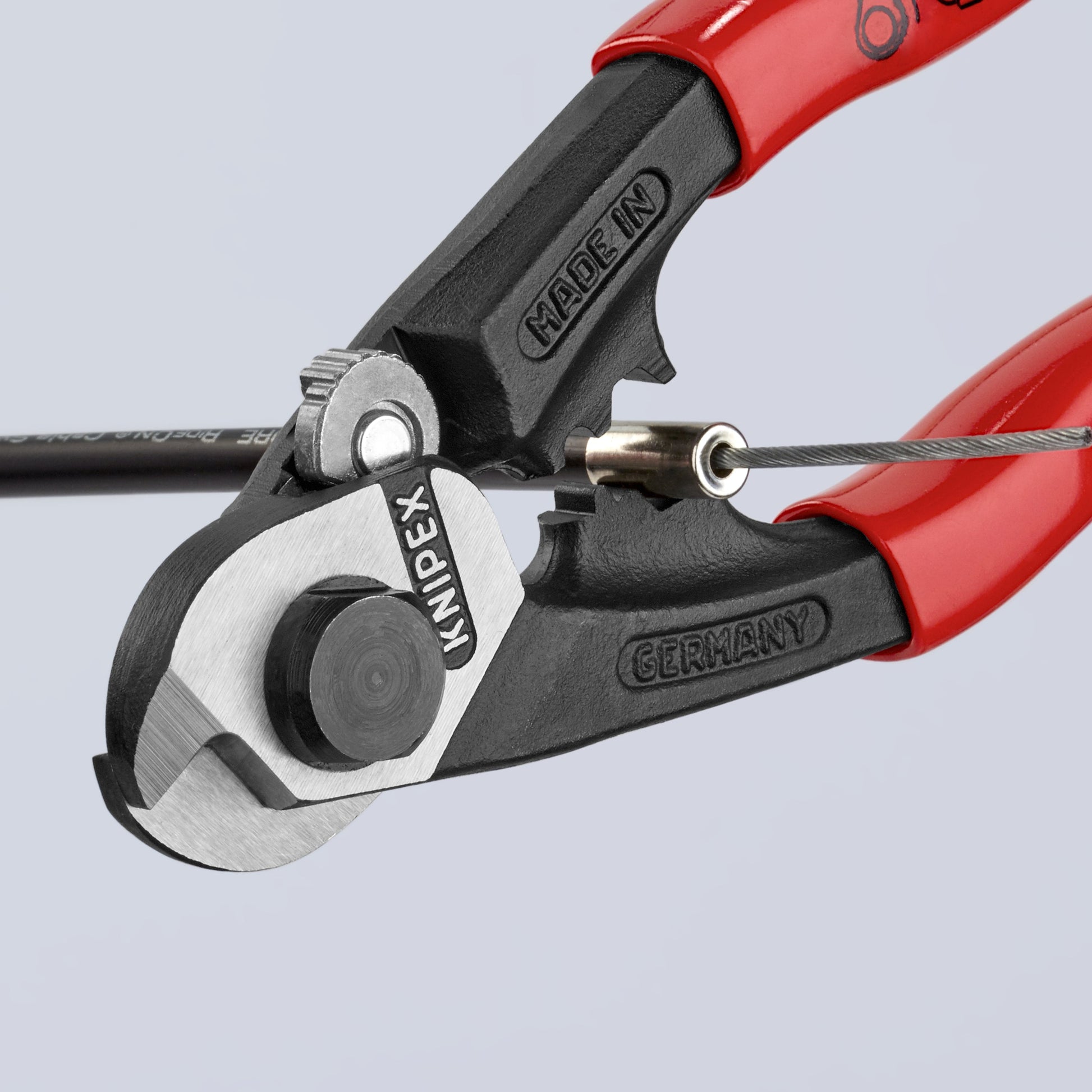 Knipex 9561190SBA - 7 1/2" Wire Rope Shears - Wise Line Tools