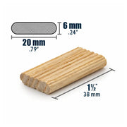 Kreg KT0620-150-75  -  60x20mm Tenons (75pk) KREG