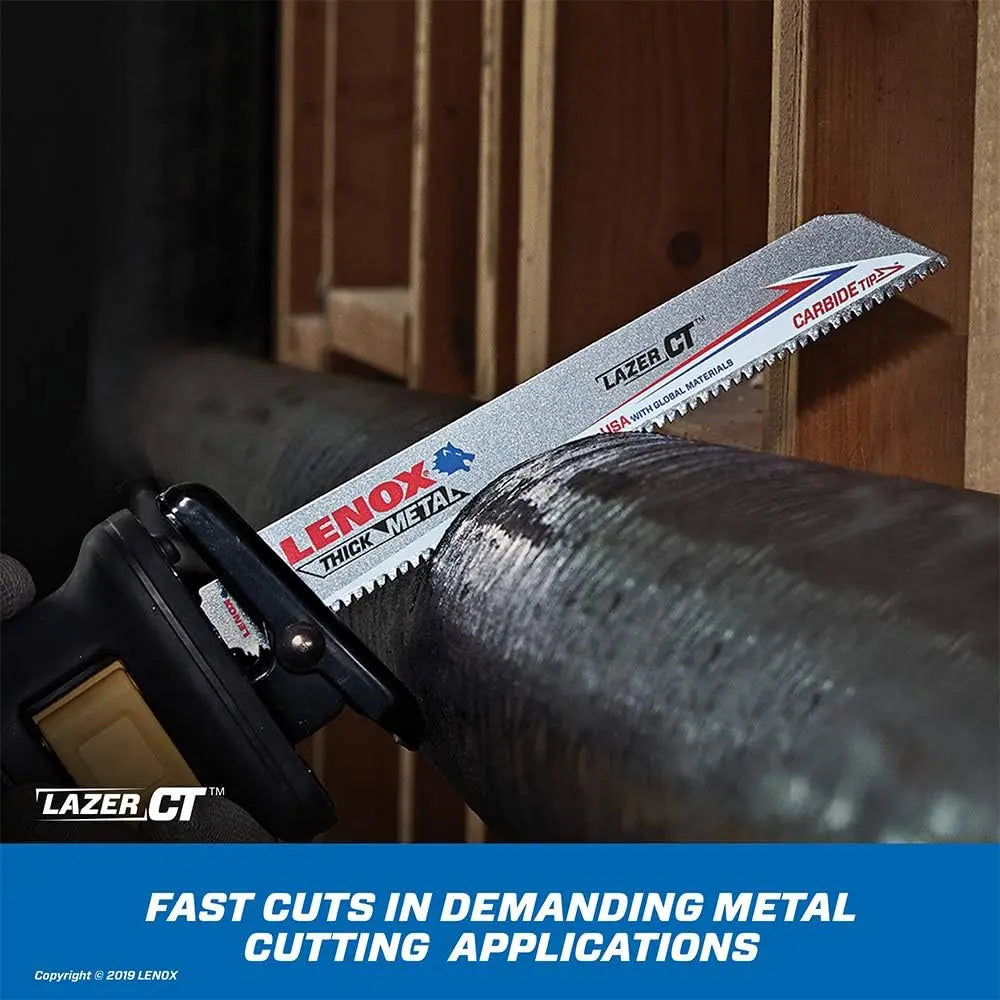 LEMNOX 2014223 - CARBIDE RECIP Saw Blades 6108RCT 6 X 1 X 050 X 8 NGCR 5/PK LENOX