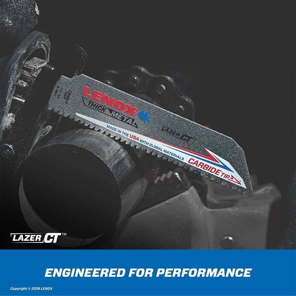 LEMNOX 2014223 - CARBIDE RECIP Saw Blades 6108RCT 6 X 1 X 050 X 8 NGCR 5/PK LENOX