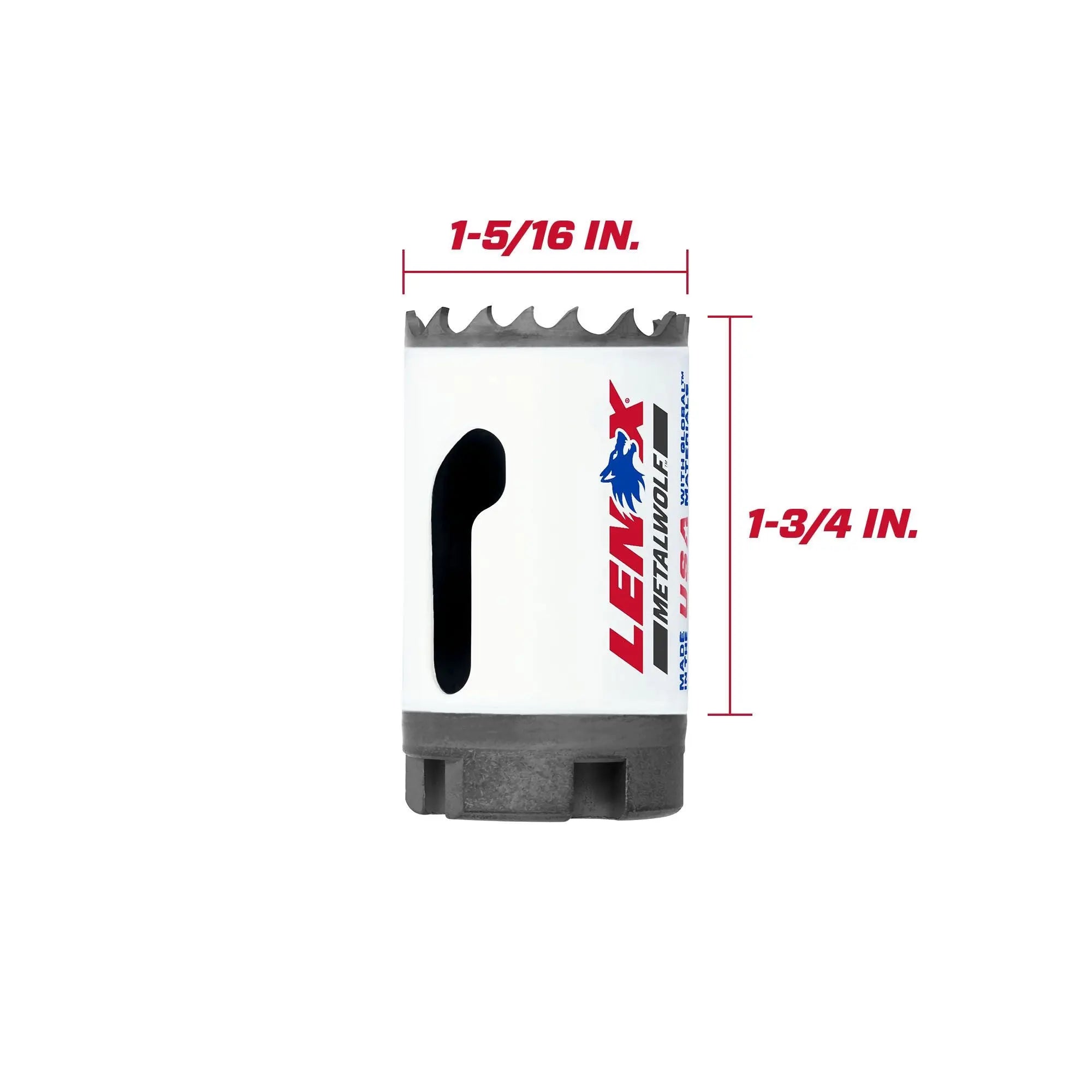 LENOX 3002121L – LENOX 1-5/16" Speed Slot Bi-Metal Hole Saw LENOX
