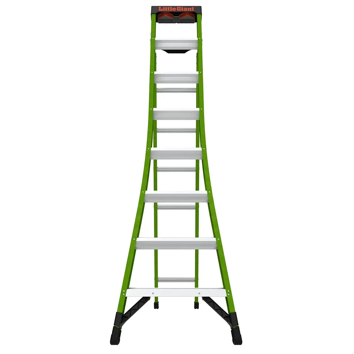 Little Giant 13908-303 - KING KOMBO, Professional, M8, 8’- CSA Grade Type IAA – 375 lb/170 kg Rated, Fiberglass, 3-in-1 Combination Ladder, Rotating Wall Pad, GRIP-N-GO Single-Hand Release Hinge - Wise Line Tools