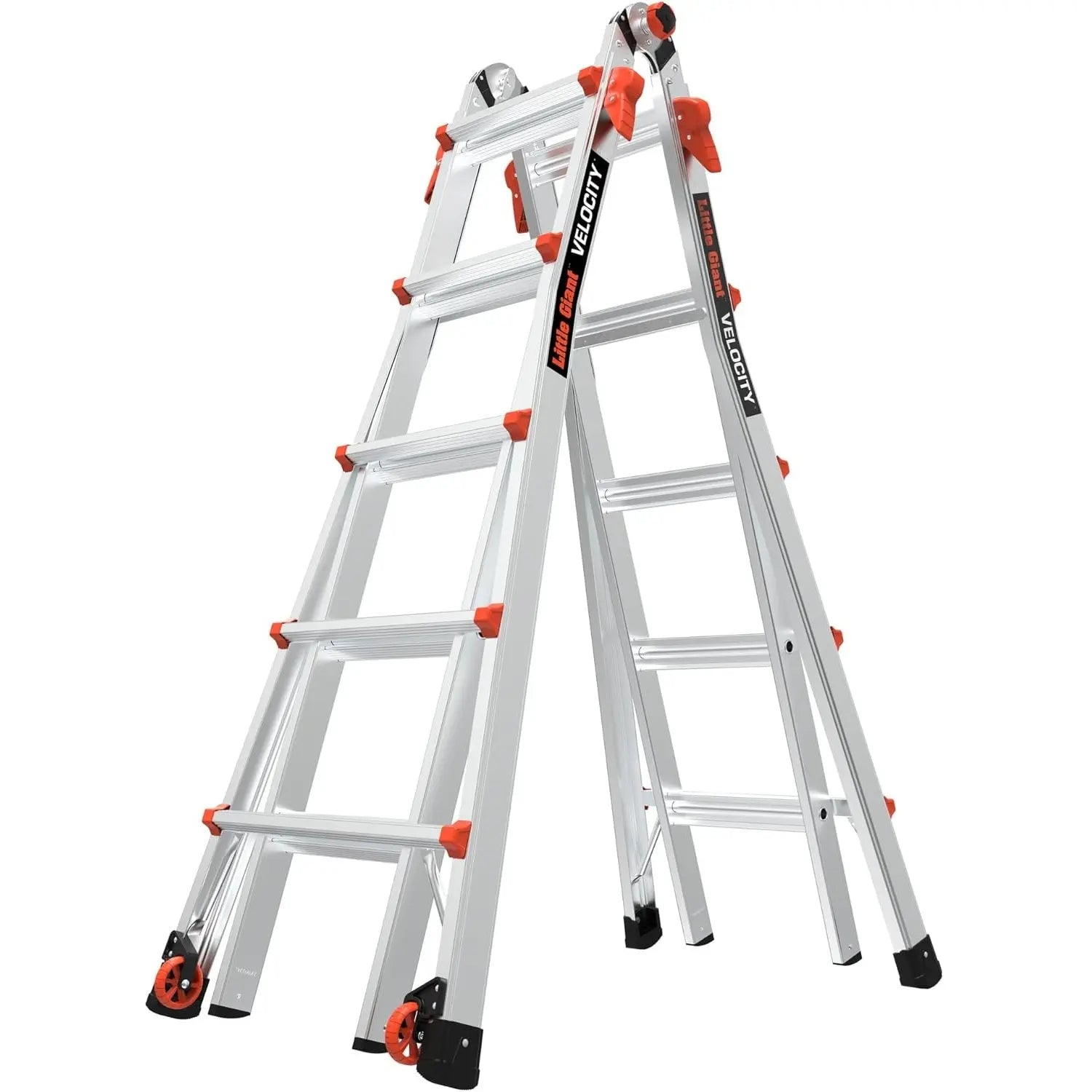 LITTLE GIANT 15422-303 - VELOCITY - 300 lb/136 kg Rated, Aluminum Articulated Extendable Ladder LITTLE GIANT