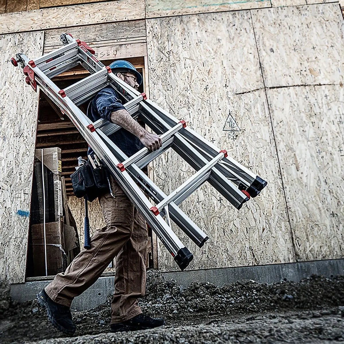 Little Giant 15422-303 - VELOCITY, Model 22 - CSA Grade IA - 300 lb/136 kg Rated, Aluminum Articulated Extendable Ladder - Wise Line Tools