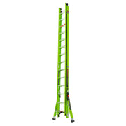 Little Giant 17228-303- SUMOSTANCE with HYPERLITE Technology 28' - CSA Grade IAA - 375 lb/170 kg Rated, Fiberglass Extension Ladder with GROUND CUE, Rub Strips and SURE-SET Feet - Wise Line Tools