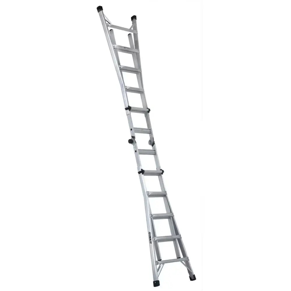 LOUISVILLE L-2098-22 - LADDER 22-FOOT ALUMINUM MULTIPURPOSE LADDER, 300-POUND LOAD CAPACITY louisville