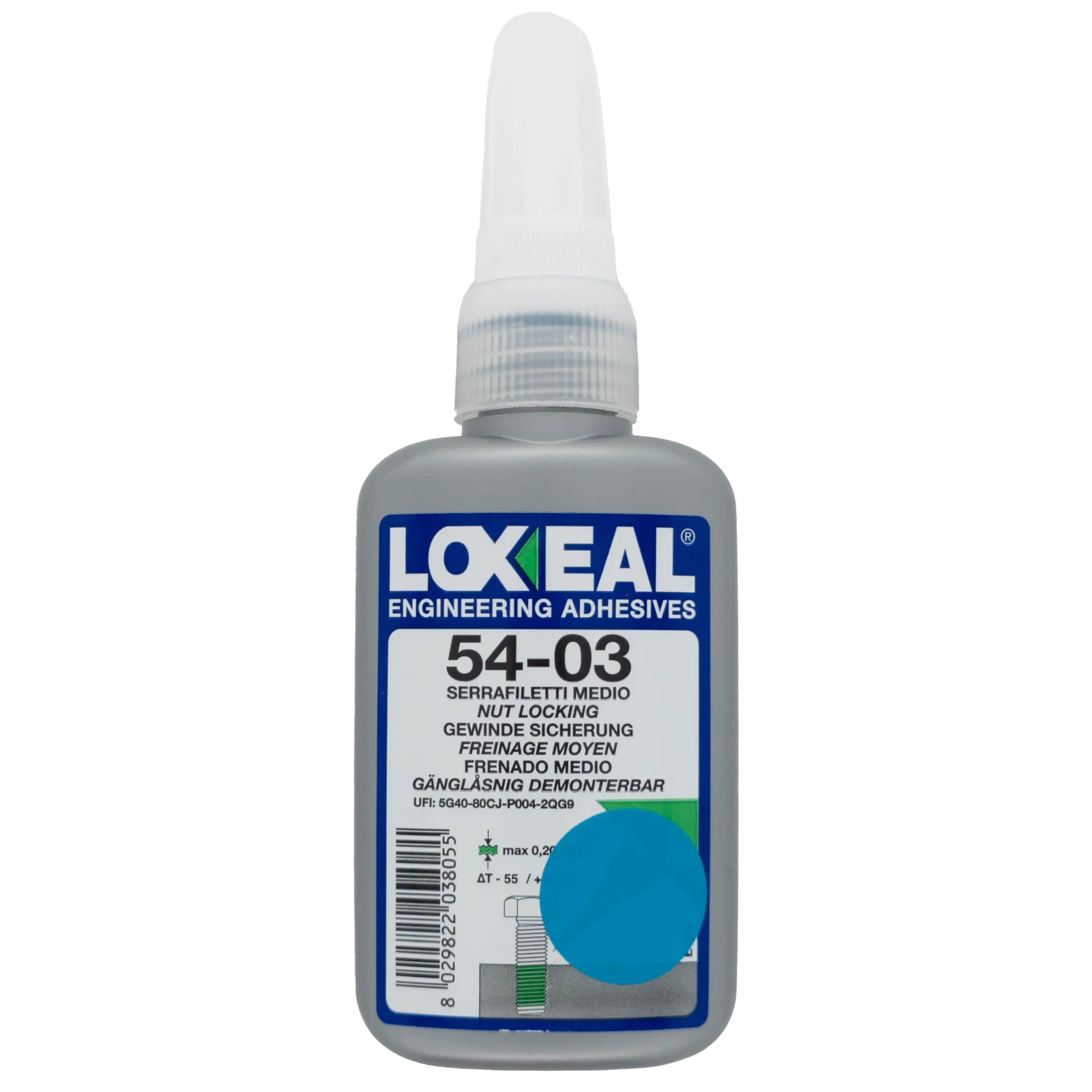LOXEAL - (54-03) - Medium Thread Locker - 50ml - Wise Line Tools