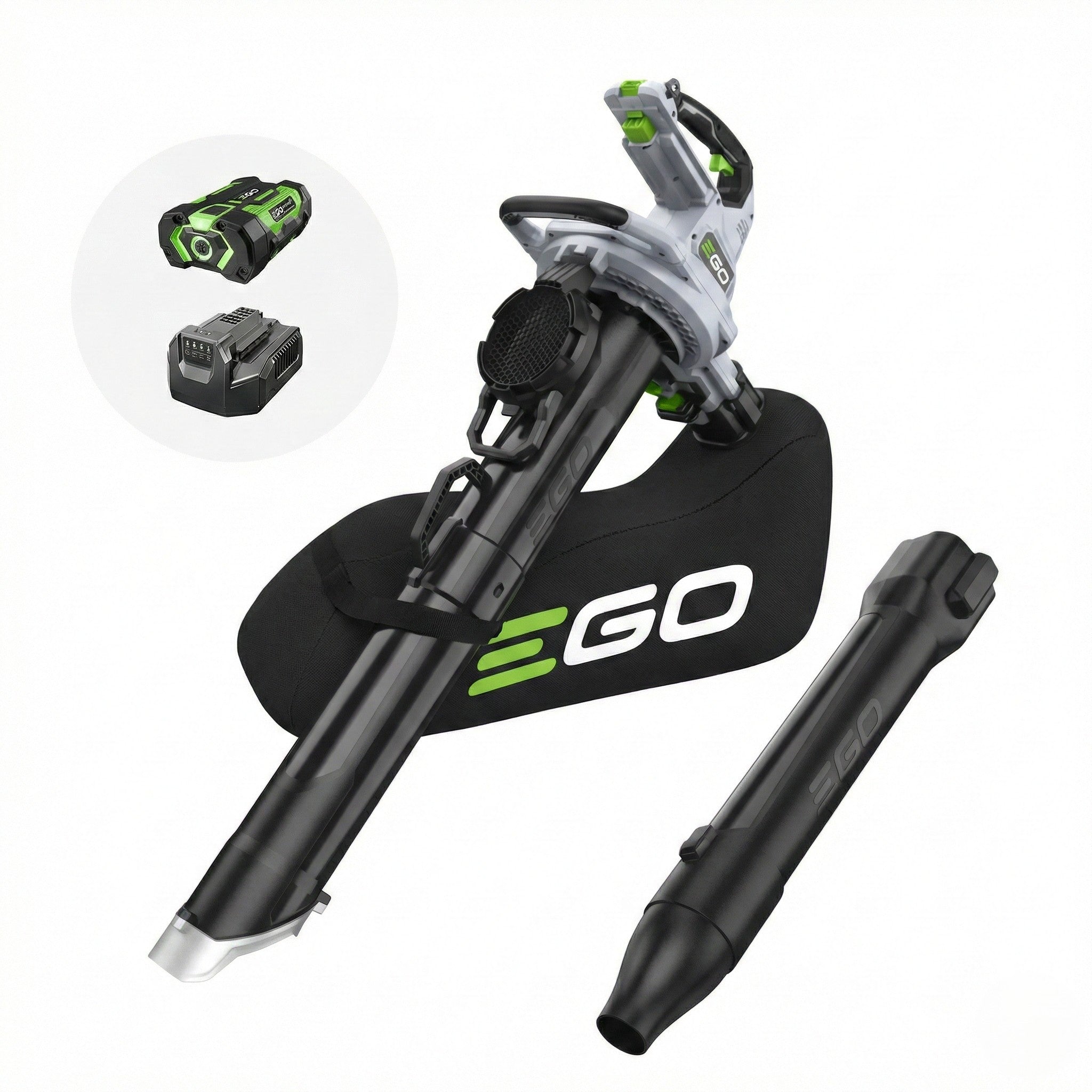 EGO Power+ LV5005 56V 3-in-1 Leaf Blower, Vacuum & Mulcher Kit (6.0Ah)