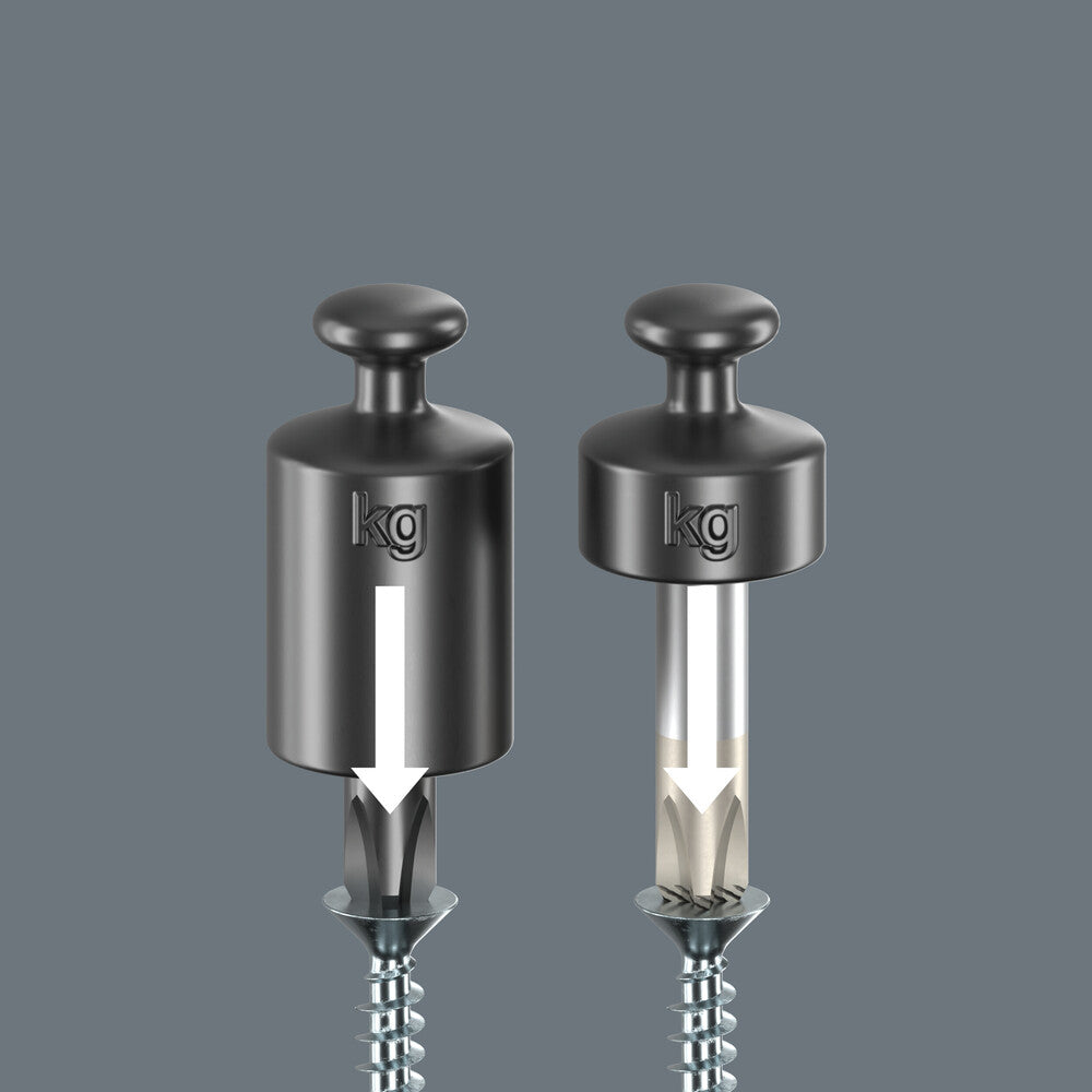 Wera 347777 - Jeu de tournevis isolés VDE pour vis à fente, cruciformes et carrées + support 