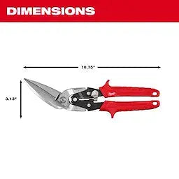 Left Offset Long Cut Aviation Snips Wise Line Tools