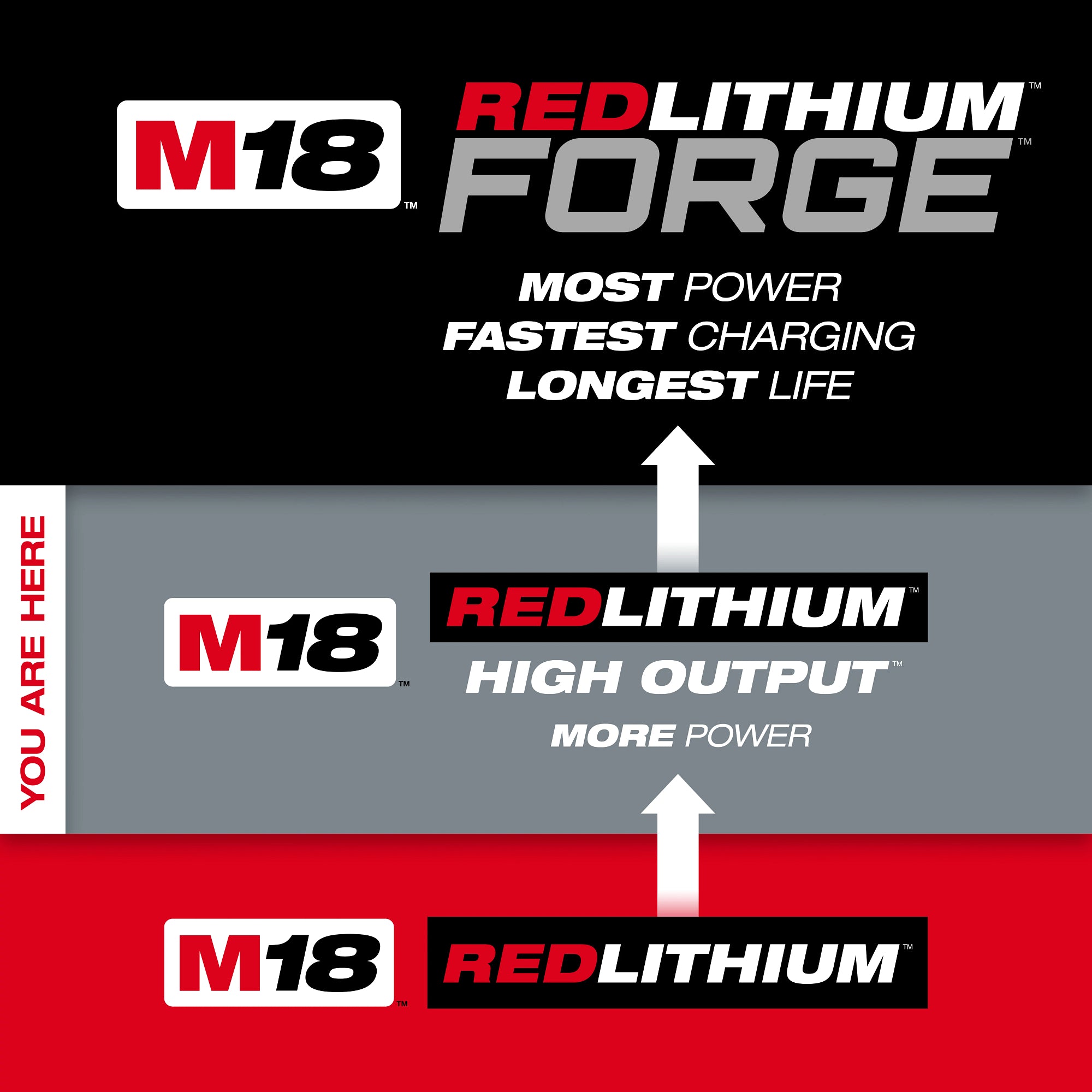 M18™ REDLITHIUM™ HIGH OUTPUT™ XC5™ Resistant Battery Pack