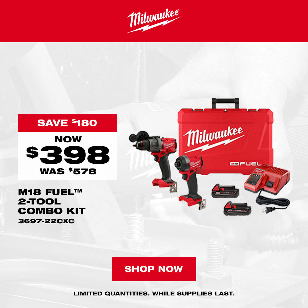 Milwaukee M18 FUEL 2-Tool Combo Kit - $398 (Save $180)