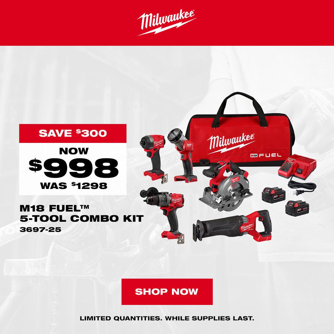Milwaukee M18 FUEL 5-Tool Combo Kit Sale - Save $300