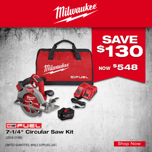 Milwaukee promotional banner