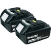 Makita BL1830-2 - Batterie Li-Ion 18 V 3,0 Ah - PAQUET DE 2