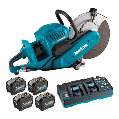 MAKITA CE001GL401 - 80V (40Vx2) XGT 14" Power Cutter 8.0Ah x 4