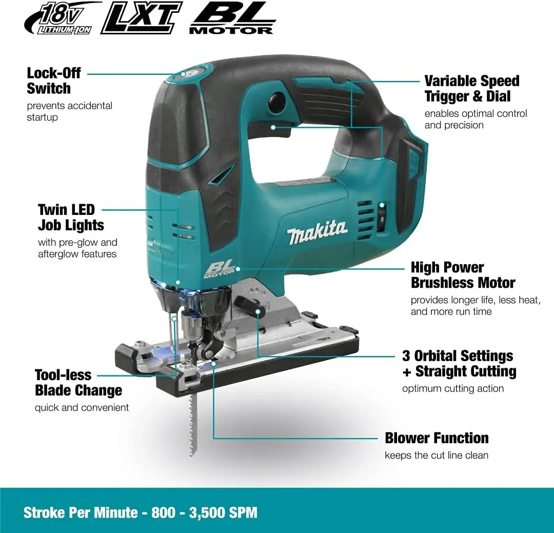 MAKITA DJV182Z - 18V Brushless Jig Saw - Bare Tool MAKITA