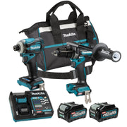 Makita DK0114G210 - 40V max XGT Brushless Cordless 2 Tool Combo Kit (2.5 & 4.0 Ah) - Wise Line Tools