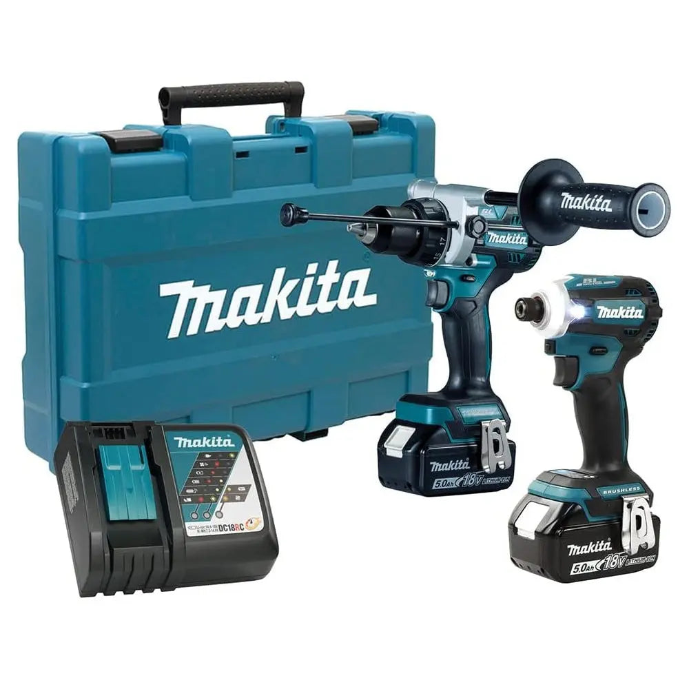 MAKITA DLX2411T - 18V 2 Tool Combo Kit ( 5Ah ) MAKITA