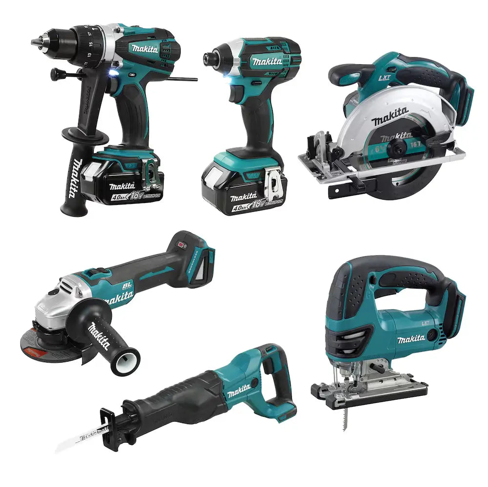 MAKITA DLX6079M - 18V LXT 6-Tool Combo Kit - 4.0A Makita