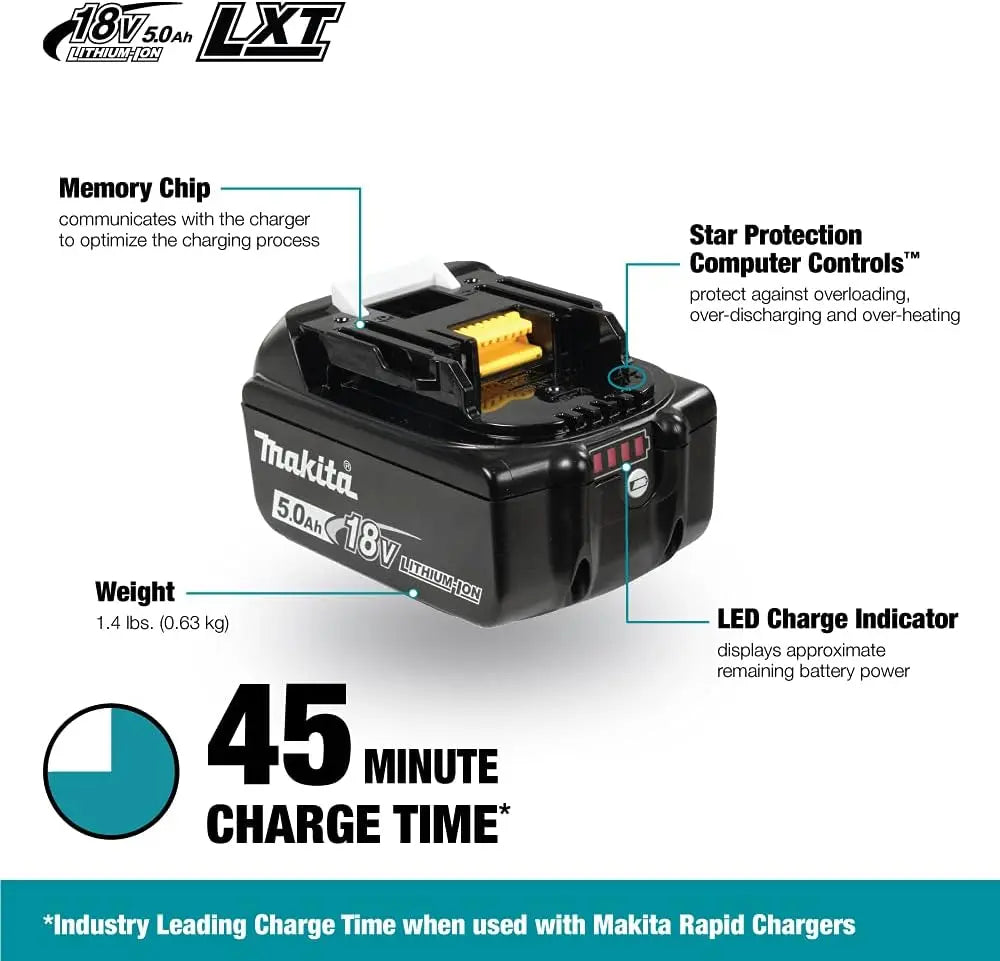 MAKITA DLX6079M - 18V LXT 6-Tool Combo Kit - 4.0A Makita
