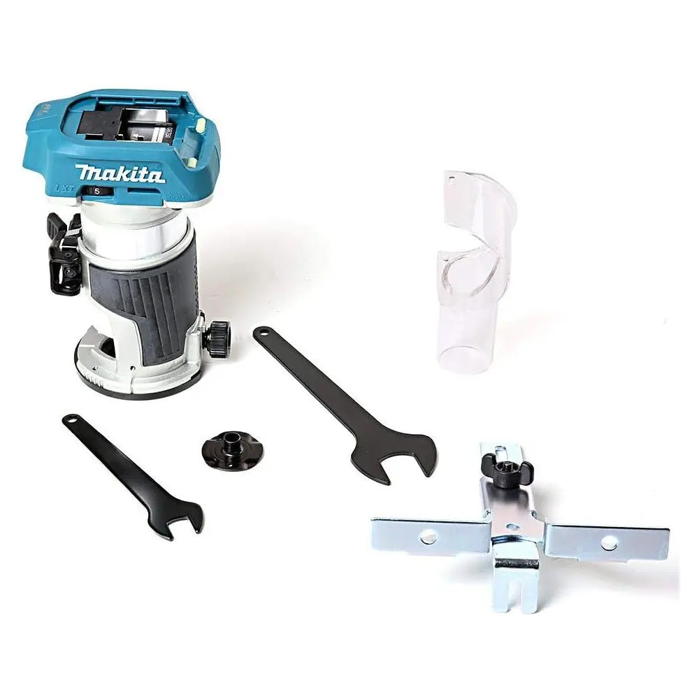 MAKITA DRT50ZX4 - 18V LXT Brushless Router (Tool only) W/Dust Extraction MAKITA