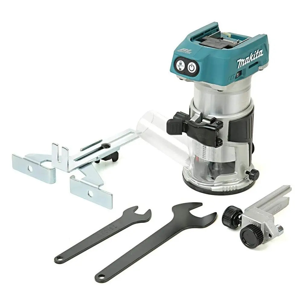 MAKITA DRT50ZX4 - 18V LXT Brushless Router (Tool only) W/Dust Extraction MAKITA