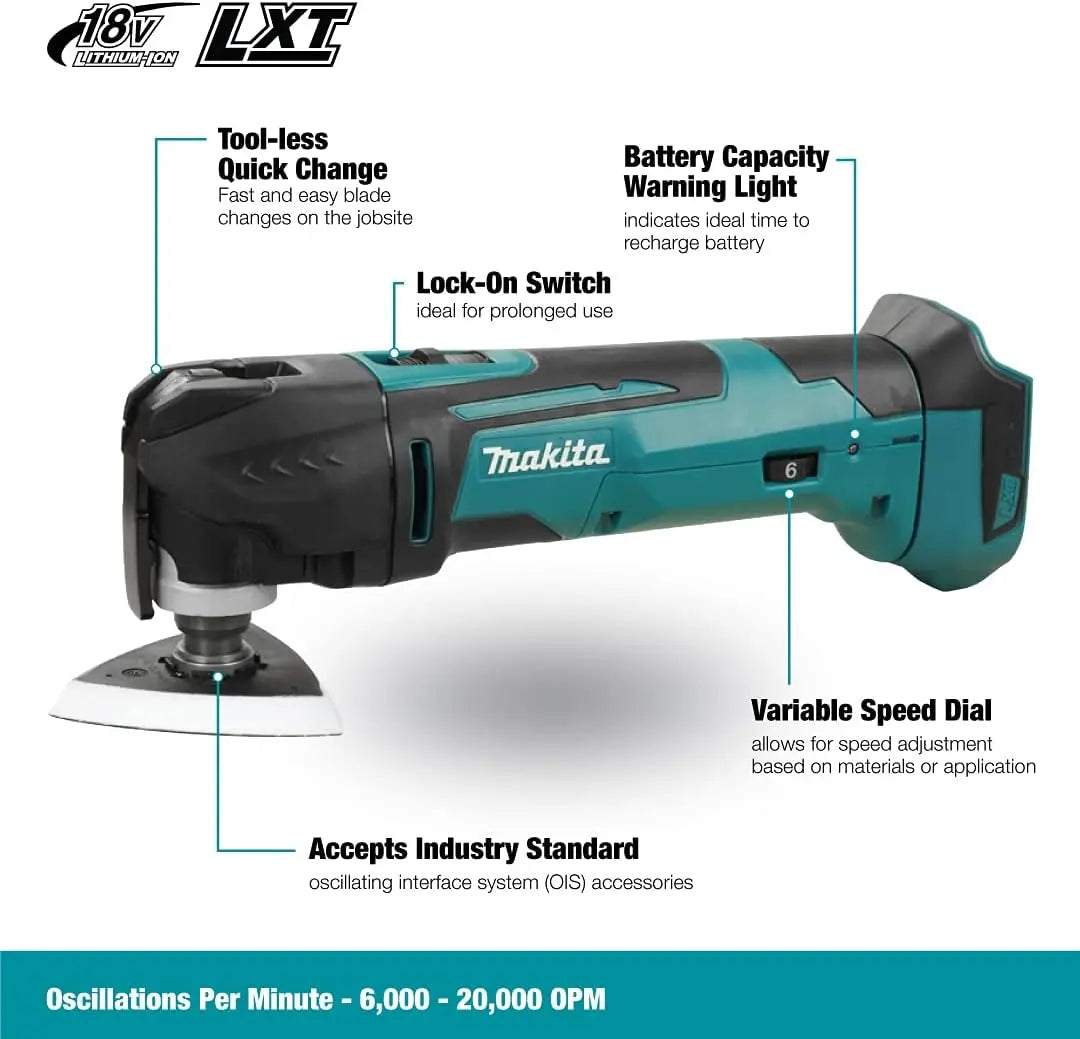 MAKITA DTM51ZKX7 - 18V Cordless Multi Tool MAKITA