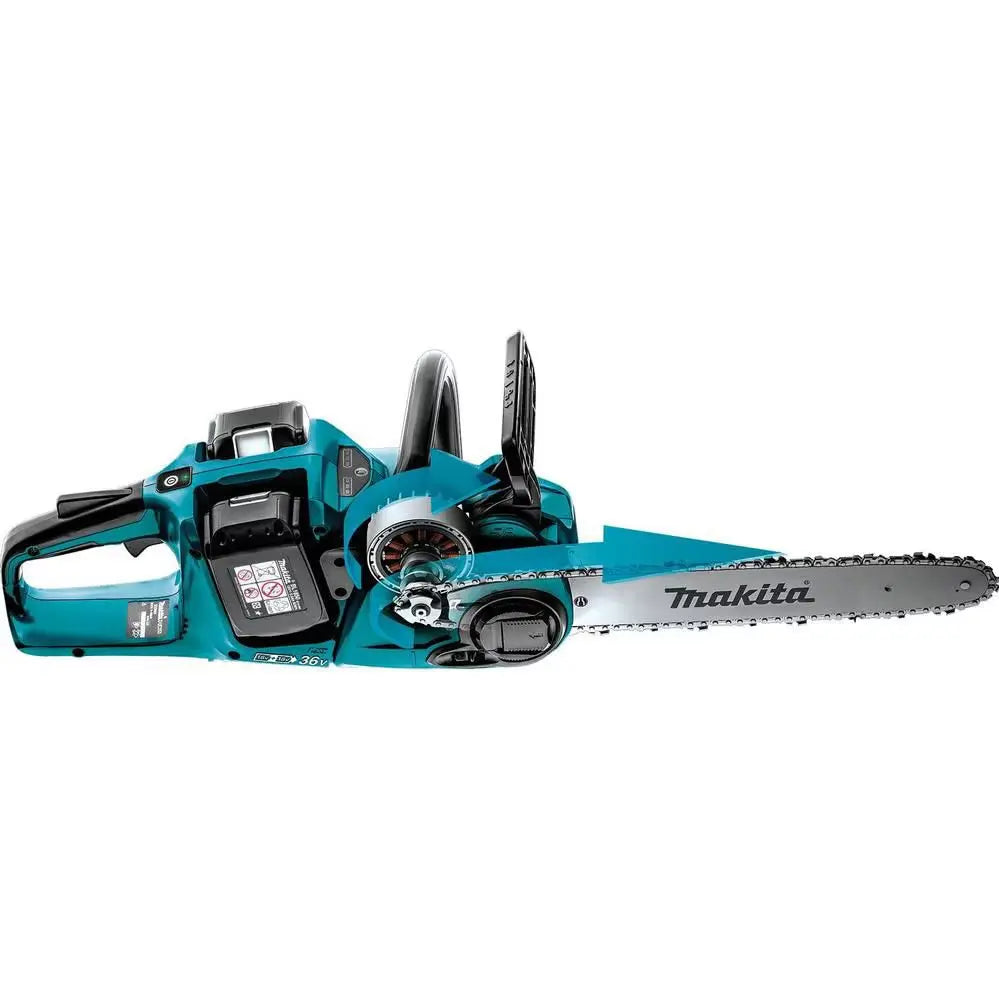 MAKITA DUC400PT2 - 16"  Chain Saw Kit (18VX@ - 5Ah) MAKITA