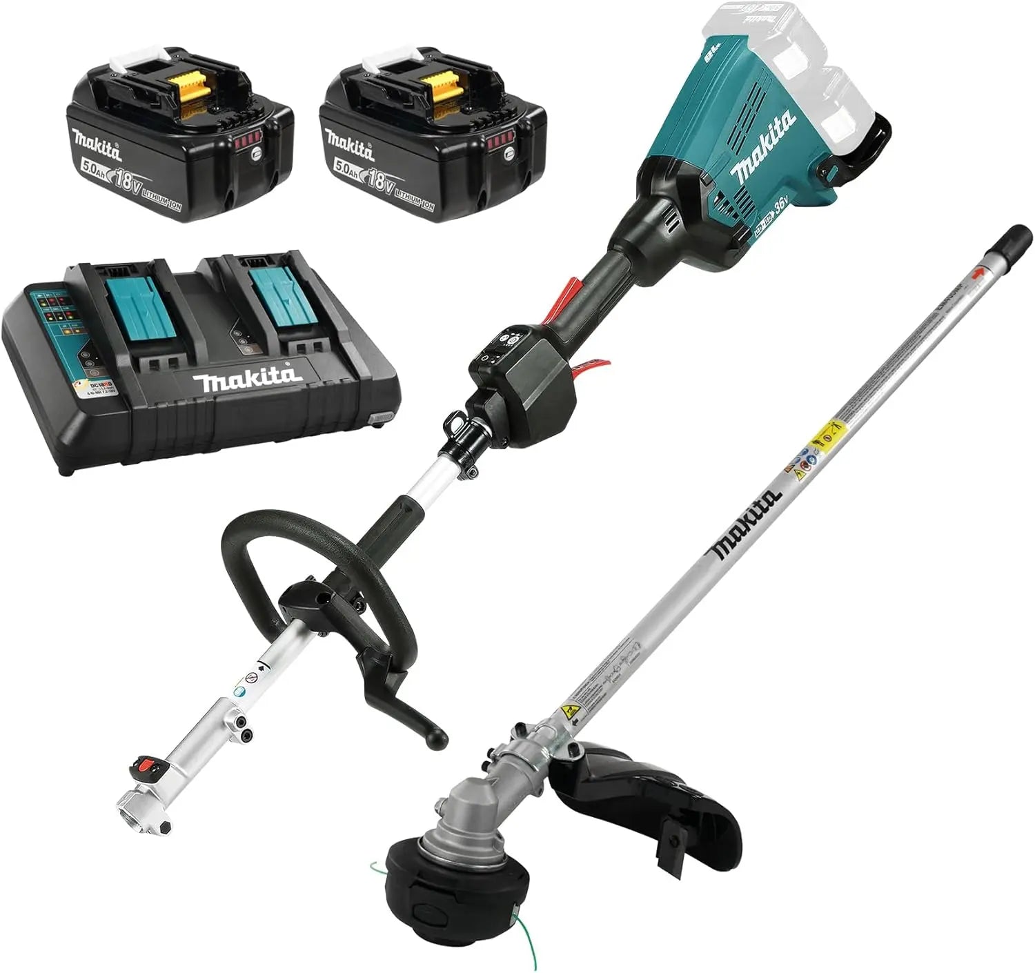 MAKITA DUX60PTM5X - 18Vx2 LXT Brushless Split Shaft Power Head Kit - with line trimmer attachment MAKITA