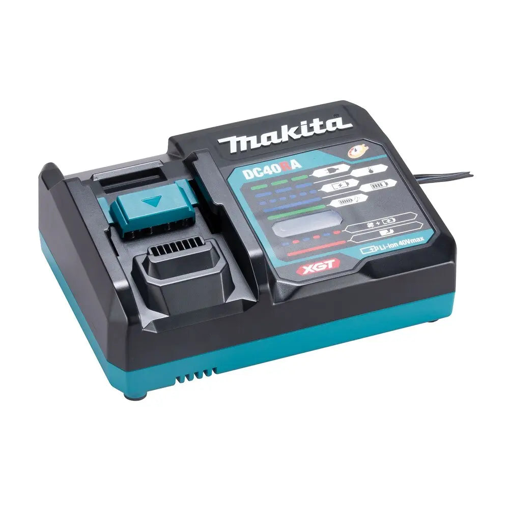 MAKITA GA005GM102 - XGT 40V (4.0 Ah) MAX Li-Ion Brushless 5” Angle Grinder Kit (With Slide Switch) MAKITA