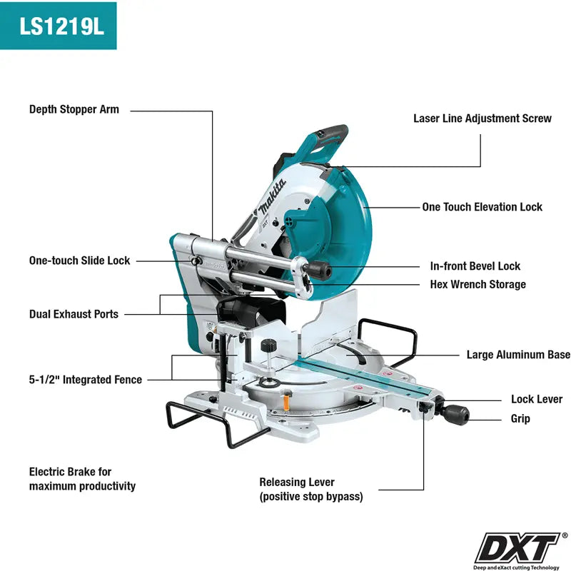 MAKITA LS1219L - 12 Inch Miter Saw MAKITA