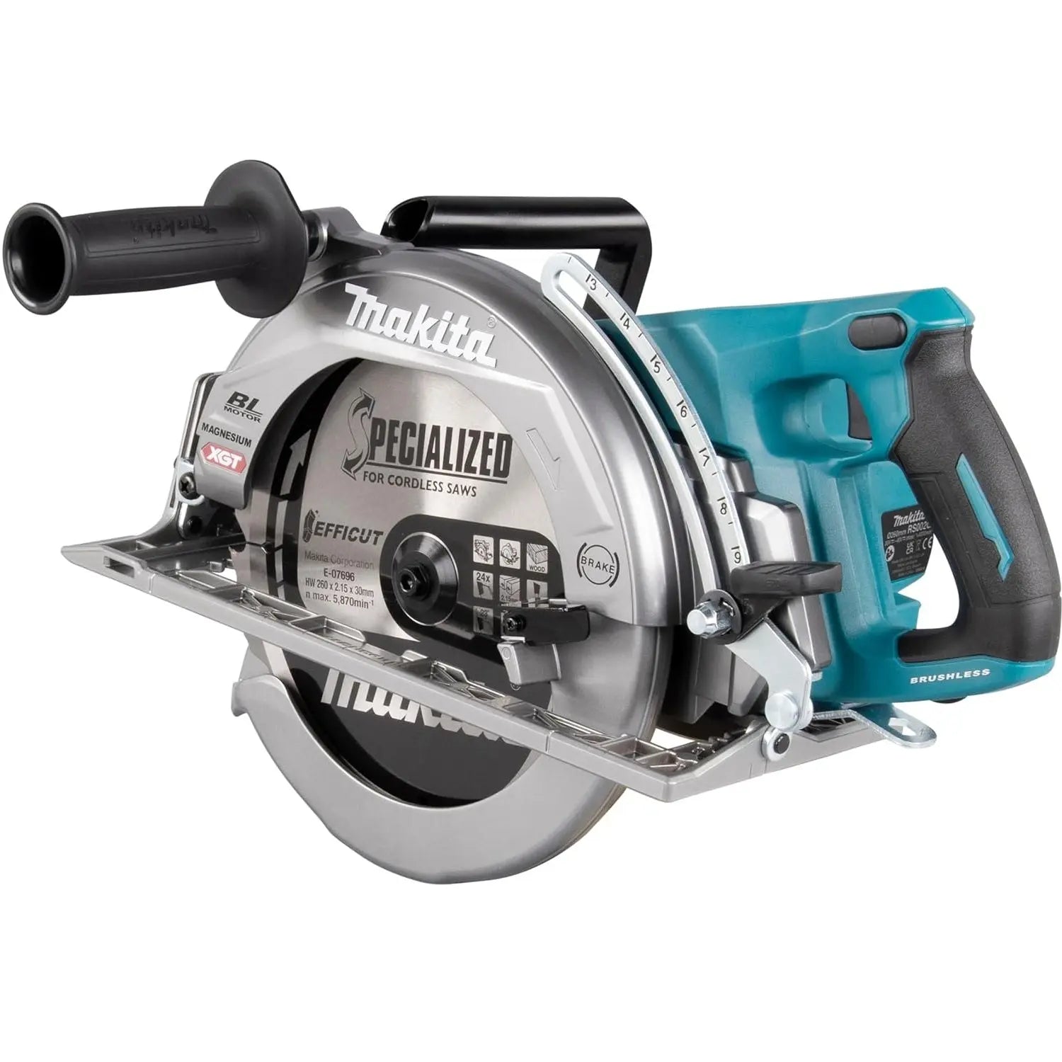 MAKITA RS002GZ - 40V MAX XGT LI-ION 10-1/4” REAR-HANDLE CIRCULAR SAW WITH AWS (TOOL ONLY) MAKITA