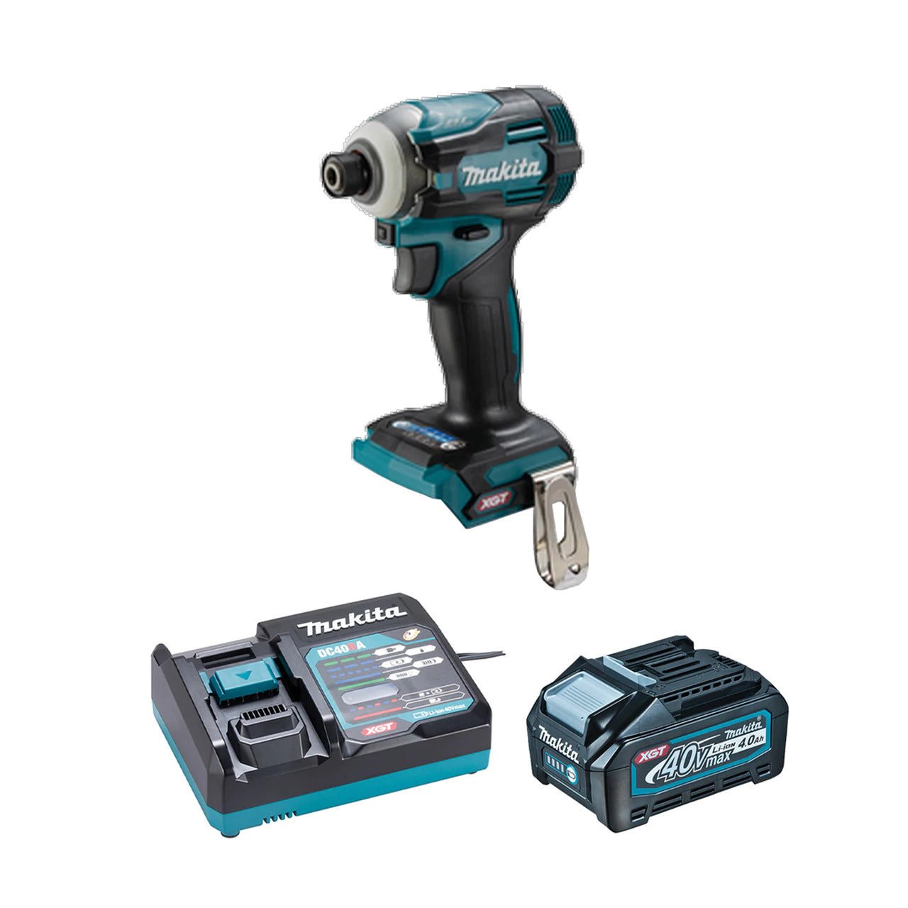 MAKITA TD001GM103  -  XGT 40V (4.0 Ah) MAX Li-Ion Brushless 1/4” Impact Driver Kit - Wise Line Tools